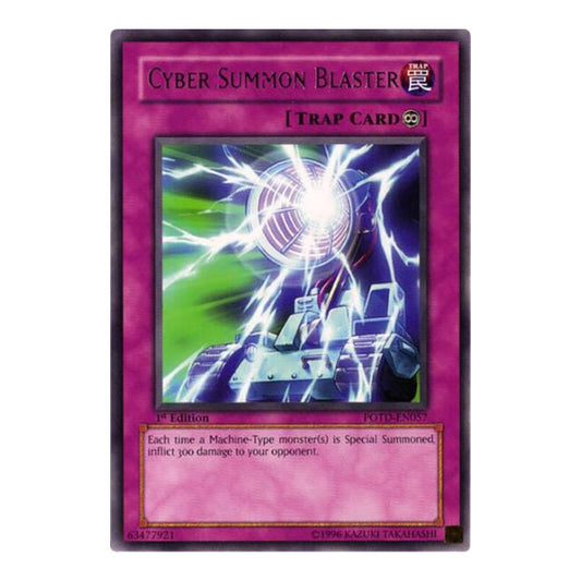 Cyber Summon Blaster (POTD) #POTD-EN057 Rare Power of the Duelist YuGiOh: 2006