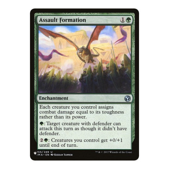 Assault Formation (LIST) #155/249 Uncommon (Lightly Played) The List Reprints Magic: The Gathering: 2026