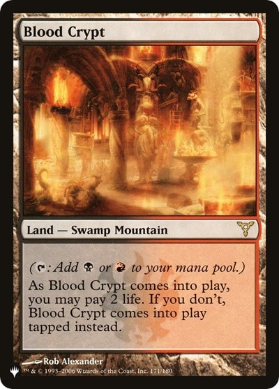 Blood Crypt (LIST) #171/180 Rare (Near Mint) The List Reprints Magic: The Gathering: 2026