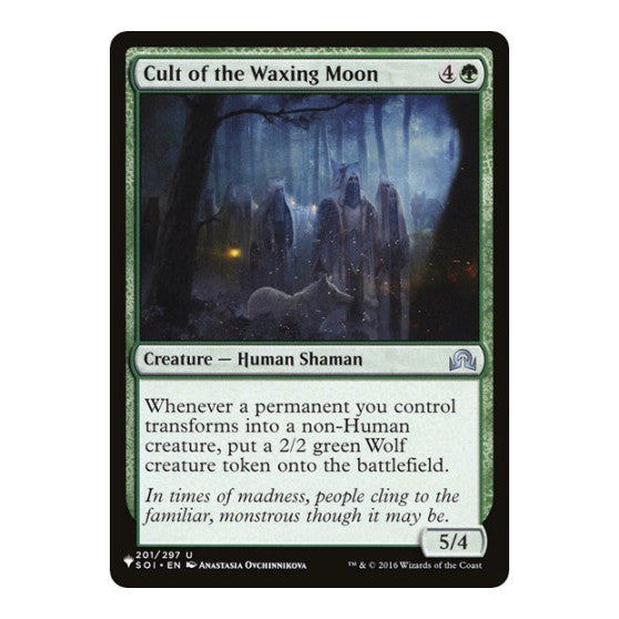 Cult of the Waxing Moon (LIST) #201/297 Uncommon (Lightly Played) The List Reprints Magic: The Gathering: 2026