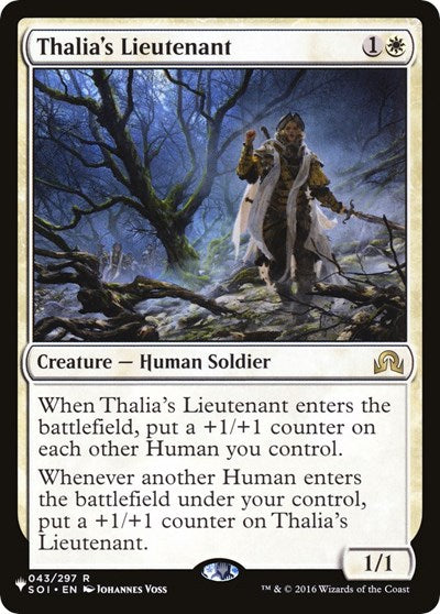 Thalias Lieutenant (LIST) #SOI-43 Rare (Lightly Played) The List Reprints Magic: 2026