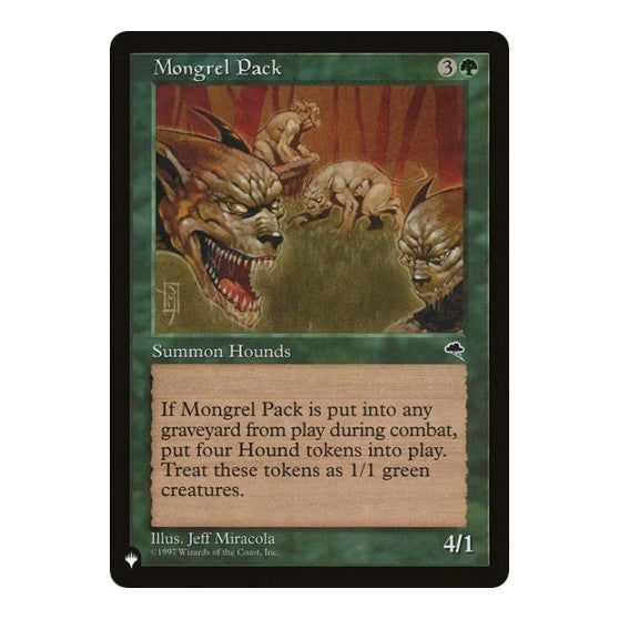 Mongrel Pack (LIST) #TMP-237 Rare (Lightly Played) The List Reprints Magic: The Gathering: 2026
