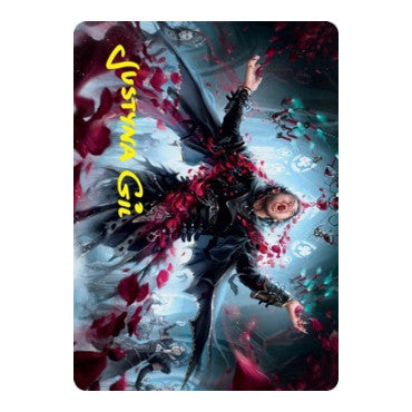 Bloodsoaked Reveler Art Card (Gold-Stamped Signature) (ASVOW) #29 Special (Lightly Played) Art Series: Innistrad: Crimson Vow Magic: The Gathering: 2021
