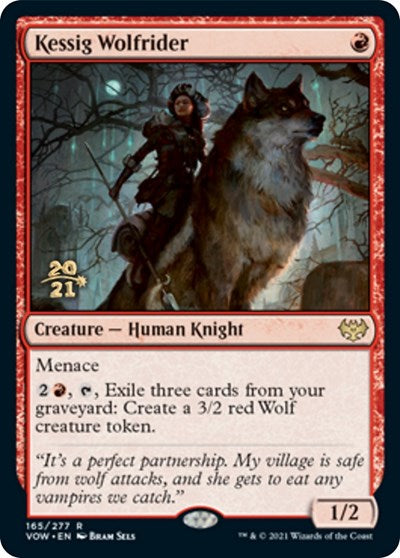 Kessig Wolfrider (PRE) #165s Rare (Foil Near Mint) Prerelease Cards Magic: 2026