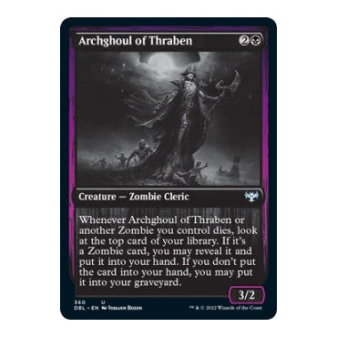 Archghoul of Thraben (DBL) #360 Uncommon (Foil Lightly Played) Innistrad: Double Feature Magic: The Gathering: 2022