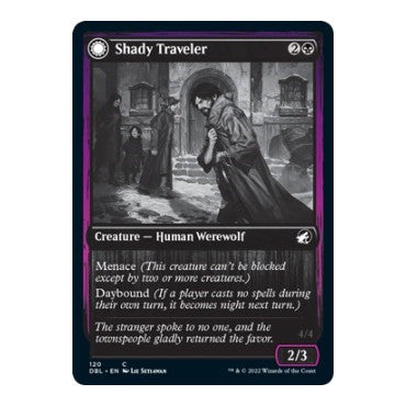Shady Traveler (DBL) #120 Common (Lightly Played) Innistrad: Double Feature Magic: The Gathering: 2022
