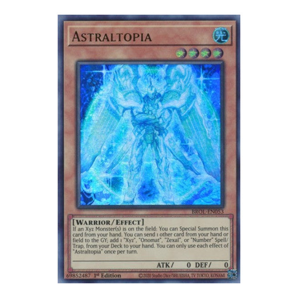 Astraltopia (BROL) #BROL-EN053 Ultra Rare (1st Edition Near Mint) Brothers of Legend YuGiOh: 2021