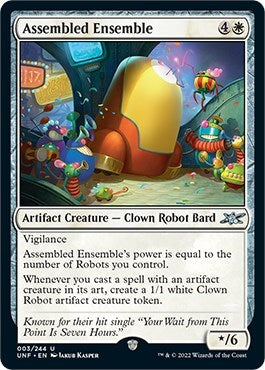 Assembled Ensemble (UNF) #3 Uncommon (Lightly Played) Unfinity Magic: The Gathering: 2022