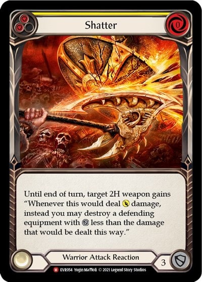 Shatter (EVR) #EVR054 Majestic (1st Edition Normal Lightly Played) Everfest Flesh and Blood TCG: 2022