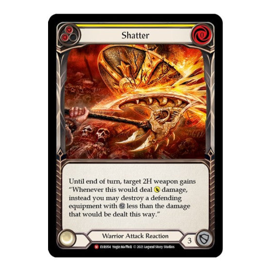 Shatter (EVR) #EVR054 Majestic (1st Edition Normal Lightly Played) Everfest Flesh and Blood TCG: 2022
