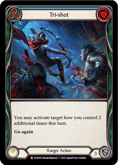 Tri shot (EVR) #EVR089 Majestic (1st Edition Rainbow Foil Near Mint) Everfest Flesh & Blood TCG: 2022