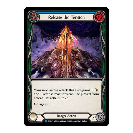 Release the Tension (Blue) (EVR) #EVR093 Rare (1st Edition Normal Lightly Played) Everfest Flesh and Blood TCG: 2022
