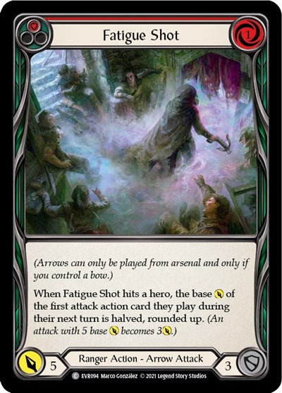 Fatigue Shot Red (EVR) #EVR094 Common (1st Edition Normal Lightly Played) Everfest Flesh and Blood TCG: 2022