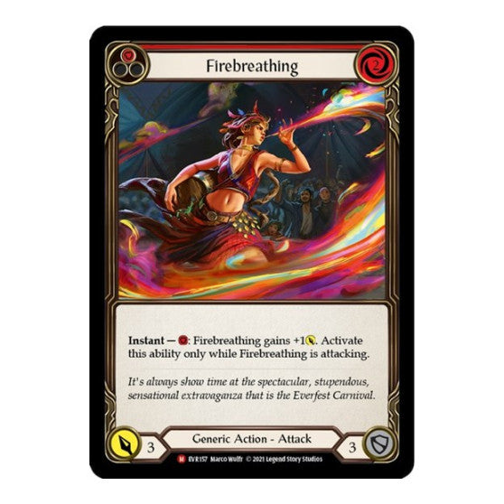 Firebreathing (EVR) #EVR157 Majestic (1st Edition Normal Lightly Played) Everfest Flesh and Blood TCG: 2022
