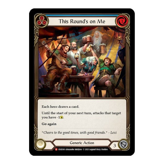 This Rounds on Me (EVR) #EVR160 Majestic (1st Edition Normal Near Mint) Everfest Flesh and Blood TCG: 2022