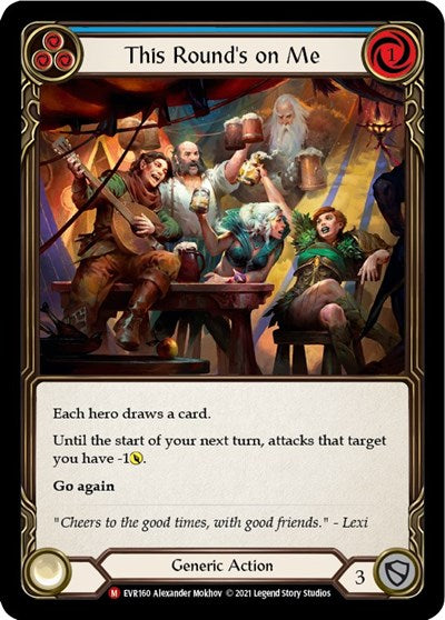 This Rounds on Me (EVR) #EVR160 Majestic (1st Edition Normal Near Mint) Everfest Flesh and Blood TCG: 2022