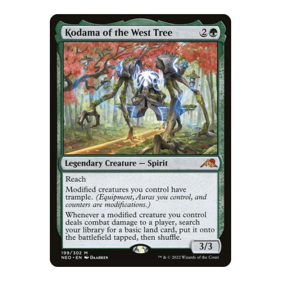 Kodama of the West Tree (NEO) #199 Mythic Rare (Lightly Played) Kamigawa: Neon Dynasty Magic: The Gathering: 2022