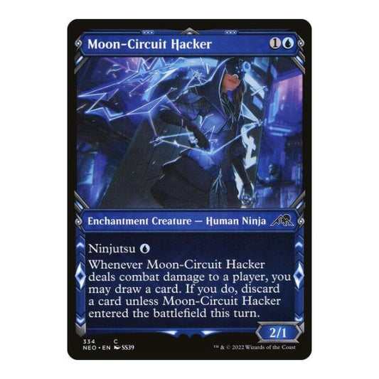 Moon Circuit Hacker Showcase (NEO) #334 Common Kamigawa: Neon Dynasty Magic: The Gathering: 2022