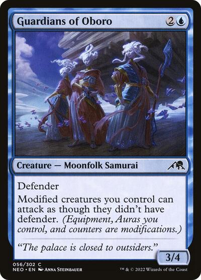 Guardians of Oboro (NEO) #56 Common (Lightly Played) Kamigawa: Neon Dynasty Magic: The Gathering: 2022