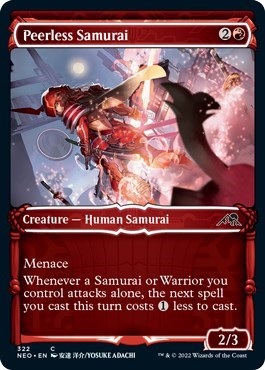 Peerless Samurai Showcase (NEO) #322 Common Kamigawa: Neon Dynasty Magic: 2022