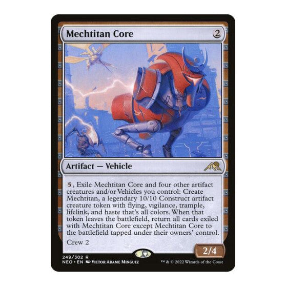Mechtitan Core (NEO) #249 Rare (Lightly Played) Kamigawa: Neon Dynasty Magic: The Gathering: 2022