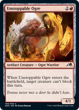 Unstoppable Ogre (NEO) #169 Common (Lightly Played) Kamigawa: Neon Dynasty Magic: 2022