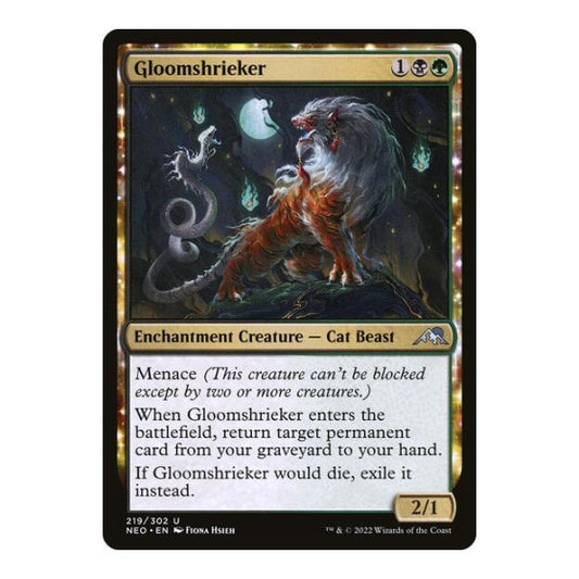 Gloomshrieker (NEO) #219 Uncommon Kamigawa: Neon Dynasty Magic: The Gathering: 2022
