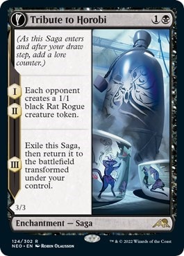 Tribute to Horobi (NEO) #124 Rare Kamigawa: Neon Dynasty Magic: The Gathering: 2022