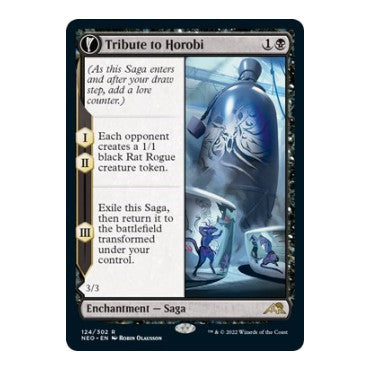 Tribute to Horobi (NEO) #124 Rare Kamigawa: Neon Dynasty Magic: The Gathering: 2022