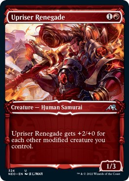 Upriser Renegade Showcase (NEO) #324 Uncommon (Lightly Played) Kamigawa: Neon Dynasty Magic: 2022