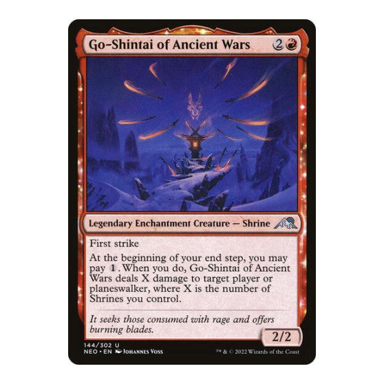 Go Shintai of Ancient Wars (NEO) #144 Uncommon (Lightly Played) Kamigawa: Neon Dynasty Magic: The Gathering: 2022