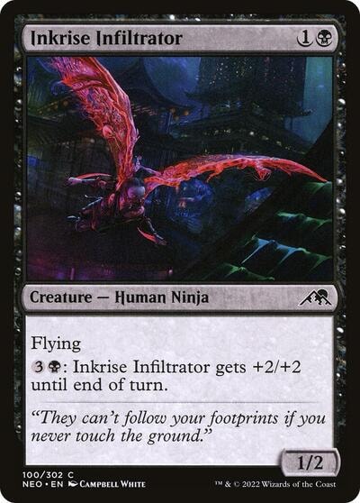 Inkrise Infiltrator (NEO) #100 Common Kamigawa: Neon Dynasty Magic: The Gathering: 2022