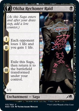 2022 Magic: Kamigawa: Neon Dynasty (NEO) - Okiba Reckoner Raid (#117, Common) (Lightly Played)