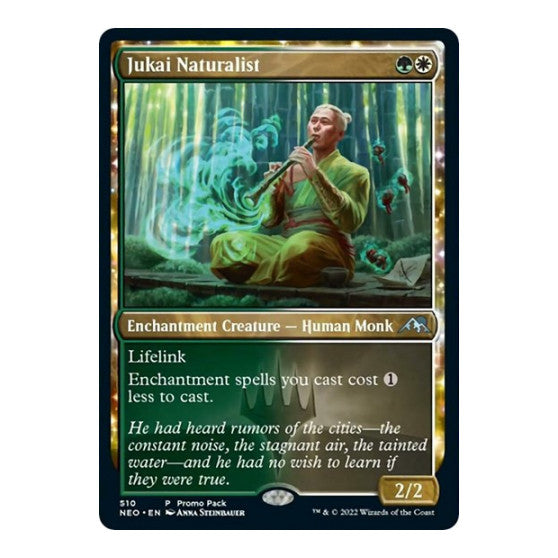 Jukai Naturalist (PPNEO) #510 Uncommon (Lightly Played) Promo Pack: Kamigawa: Neon Dynasty Magic: The Gathering: 2022