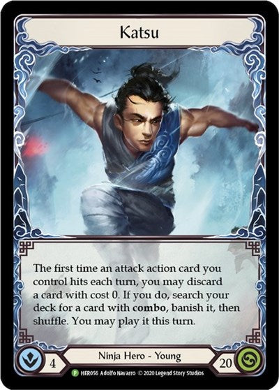 Katsu - HER056 (PR) #HER056 Promo (Cold Foil Near Mint) Flesh and Blood: Promo Cards Flesh and Blood TCG: 2019