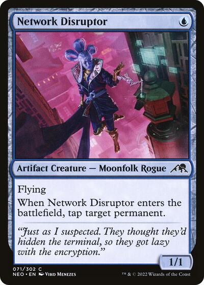 Network Disruptor (NEO) #71 Common Kamigawa: Neon Dynasty Magic: 2022