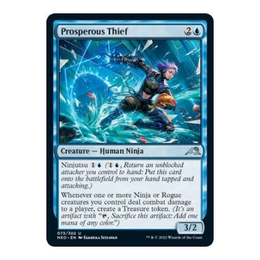 Prosperous Thief (NEO) #73 Uncommon Kamigawa: Neon Dynasty Magic: The Gathering: 2022