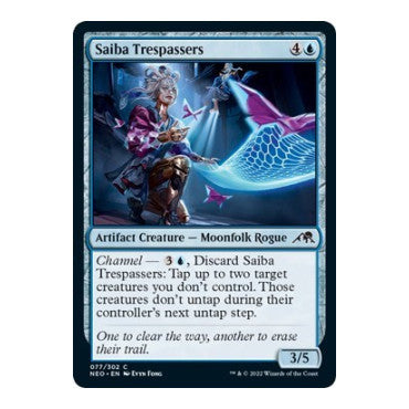 Saiba Trespassers (NEO) #77 Common Kamigawa: Neon Dynasty Magic: The Gathering: 2022