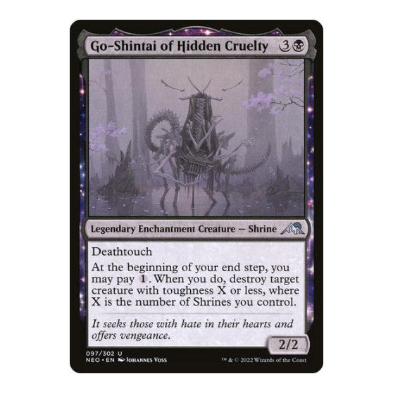 Go Shintai of Hidden Cruelty (NEO) #97 Uncommon (Lightly Played) Kamigawa: Neon Dynasty Magic: The Gathering: 2022