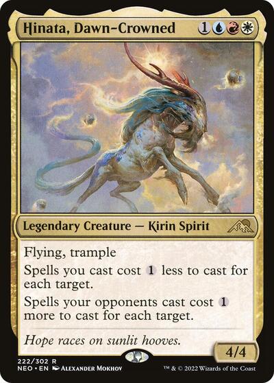 Hinata Dawn Crowned (NEO) #222 Rare (Lightly Played) Kamigawa: Neon Dynasty Magic: The Gathering: 2022