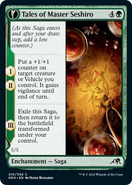 Tales of Master Seshiro (NEO) #210 Common Kamigawa: Neon Dynasty Magic: The Gathering: 2022