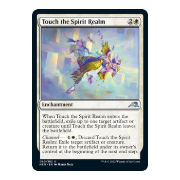 Touch the Spirit Realm (NEO) #40 Uncommon Kamigawa: Neon Dynasty Magic: The Gathering: 2022