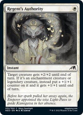 Regents Authority (NEO) #32 Common (Lightly Played) Kamigawa: Neon Dynasty Magic: 2022