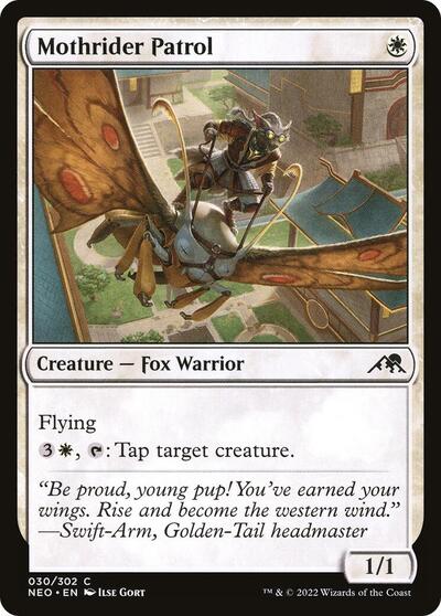 Mothrider Patrol (NEO) #30 Common Kamigawa: Neon Dynasty Magic: 2022