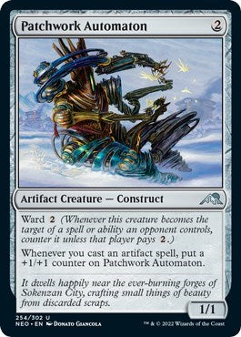 2022 Magic: Kamigawa: Neon Dynasty (NEO) - Patchwork Automaton (#254, Uncommon)