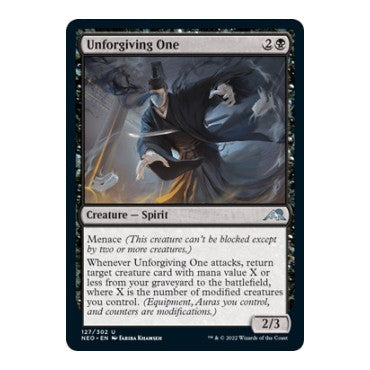 Unforgiving One (NEO) #127 Uncommon Kamigawa: Neon Dynasty Magic: The Gathering: 2022