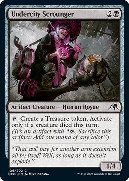 Undercity Scrounger (NEO) #126 Common Kamigawa: Neon Dynasty Magic: The Gathering: 2022