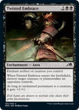 Twisted Embrace (NEO) #125 Common (Lightly Played) Kamigawa: Neon Dynasty Magic: 2022