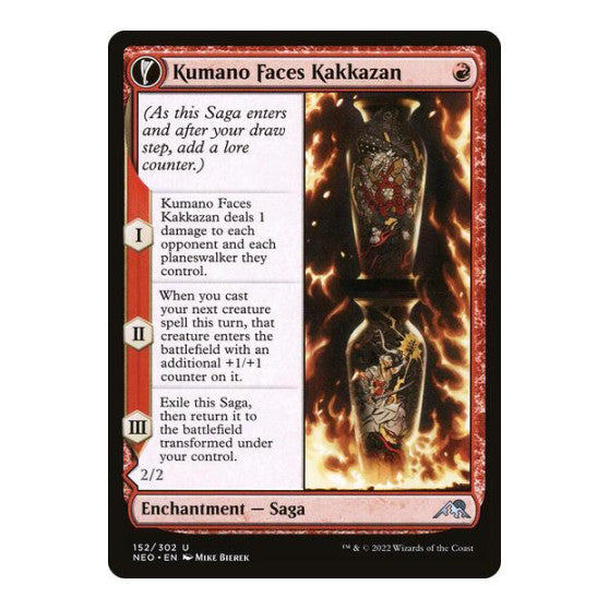 Kumano Faces Kakkazan (NEO) #152 Uncommon Kamigawa: Neon Dynasty Magic: The Gathering: 2022