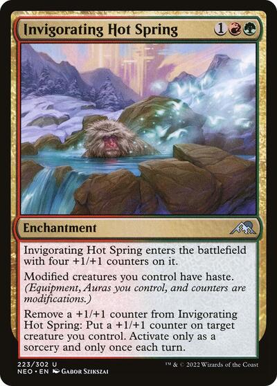 Invigorating Hot Spring (NEO) #223 Uncommon (Lightly Played) Kamigawa: Neon Dynasty Magic: The Gathering: 2022